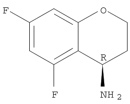2H-1-Benzopyran-4-amine, 5,7-difluoro-3,4-dihydro-, (4R)-